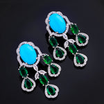4-piece Turquoise Set Jewelry