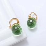 Retro Sweet Crystal Ball Earrings for Women