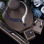 Jewelry Set Water Drop Shape Jewelry Set for Women'sresizableblue