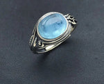 Natural Turquoise Rings 925 Sterling Silver