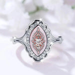 Luxurious High-End Lace Ring for WomenSilver6