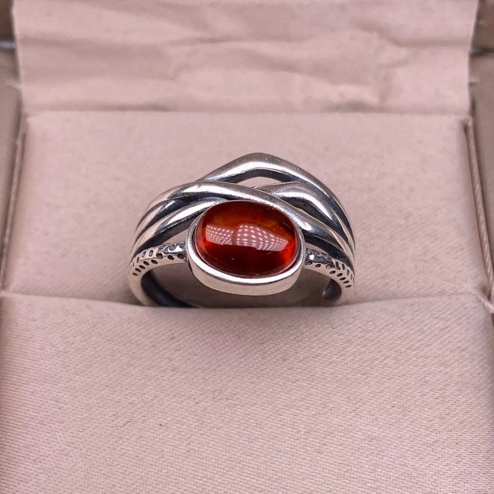 Gem Garnet Women's Ring 925 Sterling Silver Jewelry Vintage Ring1resizable