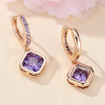 Promising Jewelry Drop Earrings with Amethyst Gemstone