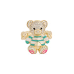 Clothed Teddy Bear ring original zircon9