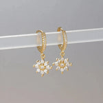 Luxury Stainless Steel Star Dangle Earrings For Women