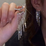 Elegant Snowflake Stud EarringsED275
