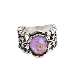 925 Sterling Silver Jewelry Fire Opal Ring