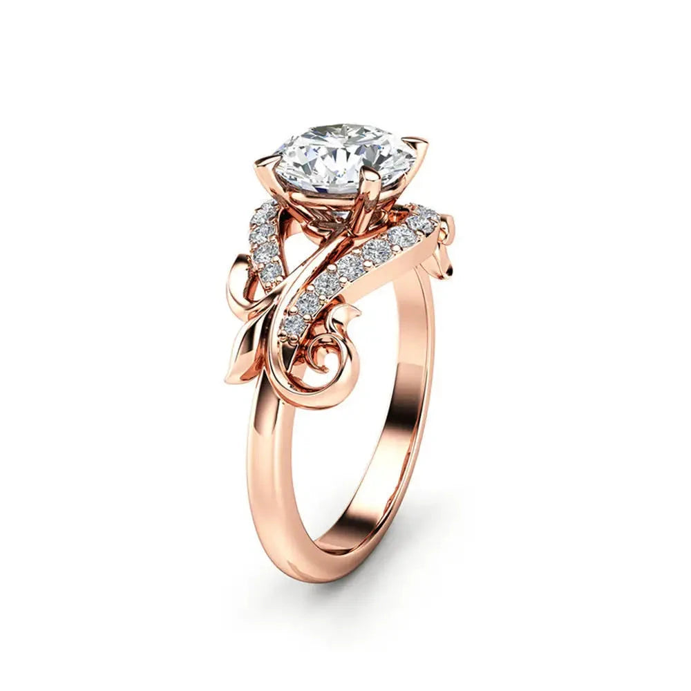 Vintage Gold Hollow Ring – CZ Luxury for Women6B2164