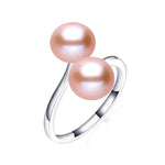 Natural Freshwater Pearl Ring for WomenresizableCHINA