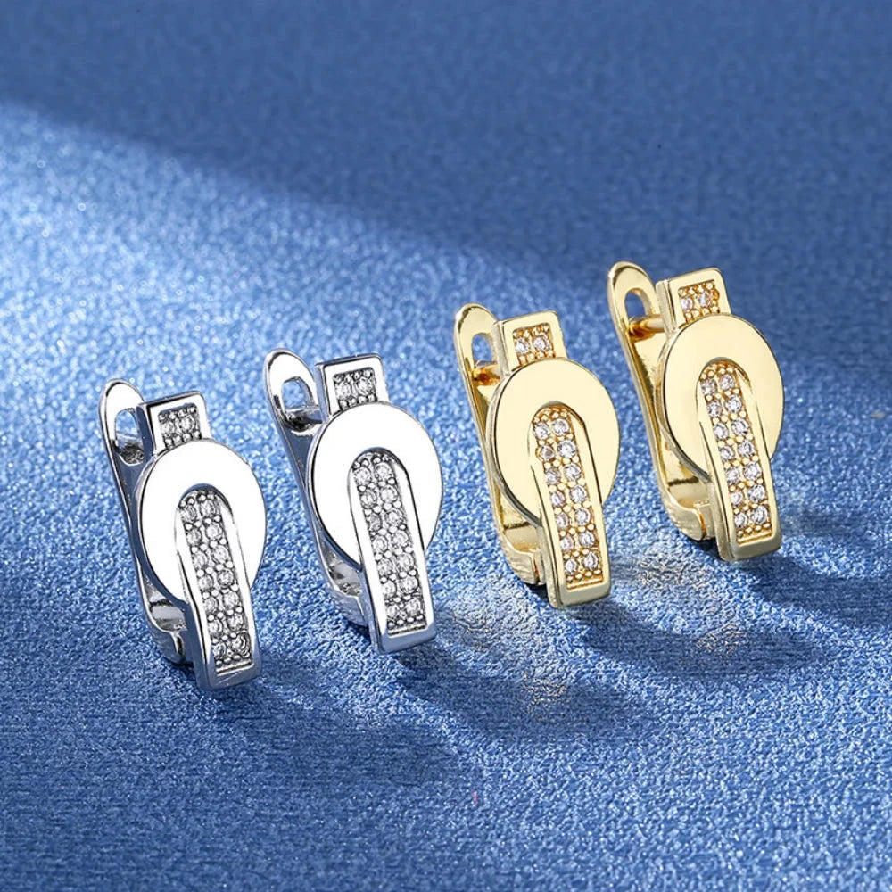 925 Sterling Silver Earrings with Cubic Zirconia for Women