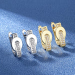 925 Sterling Silver Earrings with Cubic Zirconia for Women
