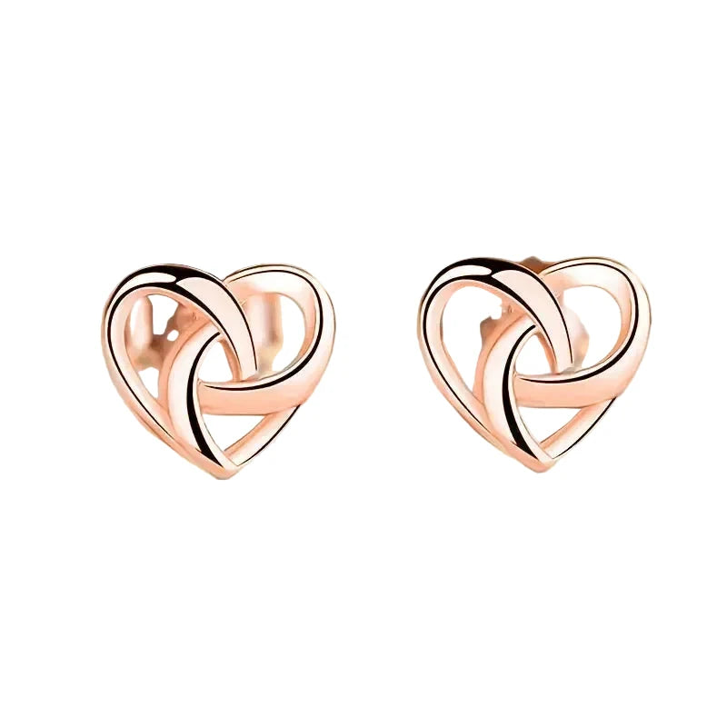 Elegant Chic Heart Ear Stud Wearable Earrings for WomenE2492