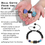 Aries Bracelet Constellation Sign Braided Bracelet With 6 Natural Stone Jewelry for Women/Men
