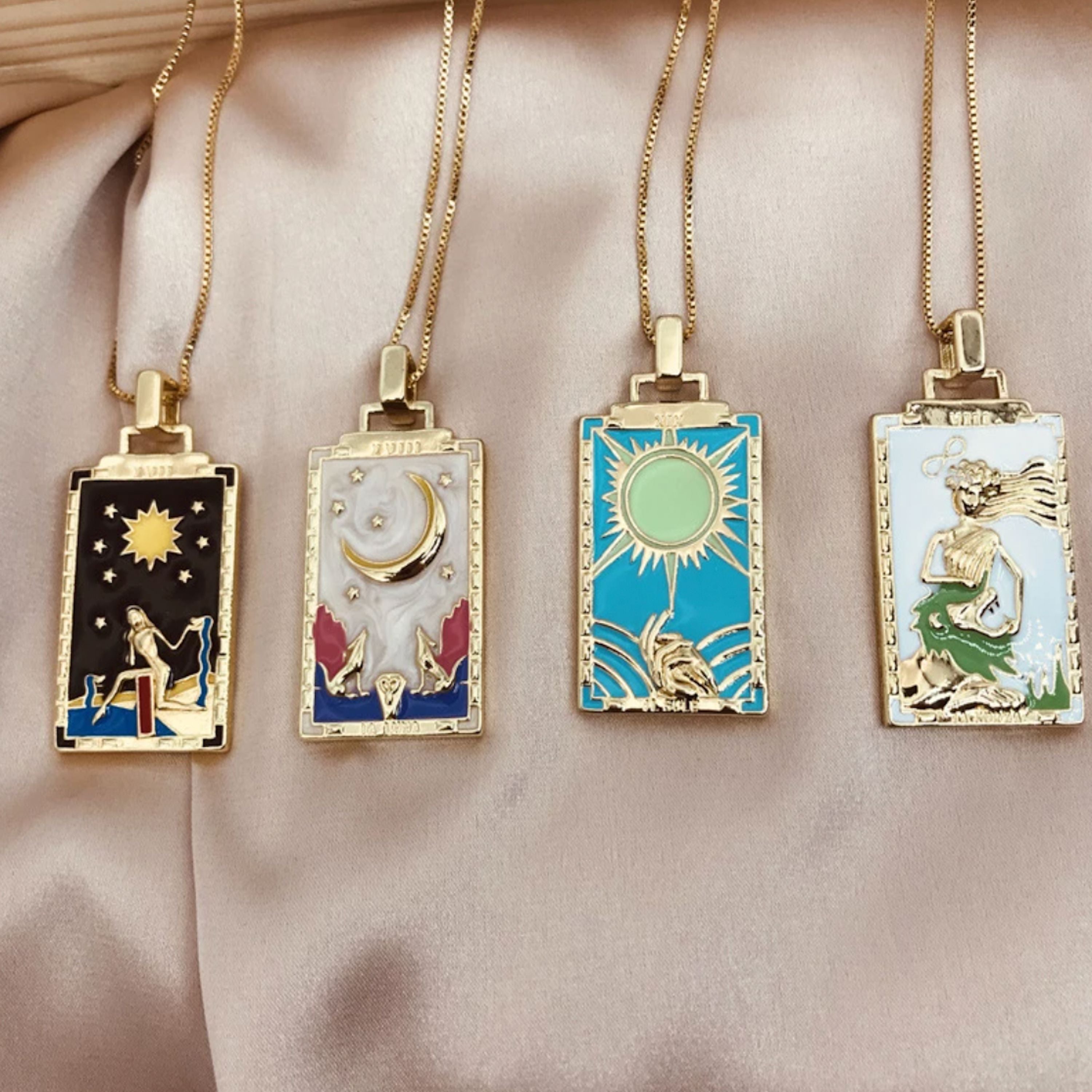 The Star Tarot Card NecklaceNecklaces