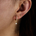 Opal Star Charm EarringsEarrings