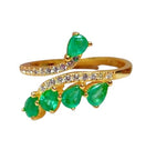 Natural Columbian Emerald Ring