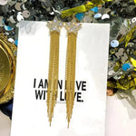 Trend Unique Design Elegant Delicate Zircon Butterfly Tassel EarringsED298-G