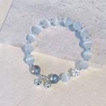 Opal Sea Blue Treasure Moonlight Crystal BraceletA10