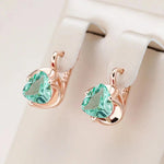 585 Rose Gold Color Luxury Earrings for Women