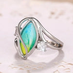 Huitan Colorful Marquise Ring for Women