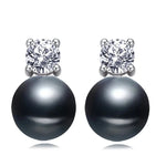 925 Sterling Silver Natural Freshwater Pearl Earrings for Women