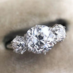 Huitan Luxury CZ Rings for Women – Silver, Gold, Two-Tone