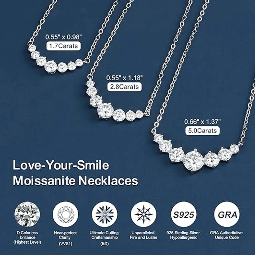 Moissanite Necklace for Woman