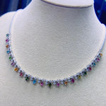 Tourmaline Luxury 925 Sterling Silver NecklaceNecklace