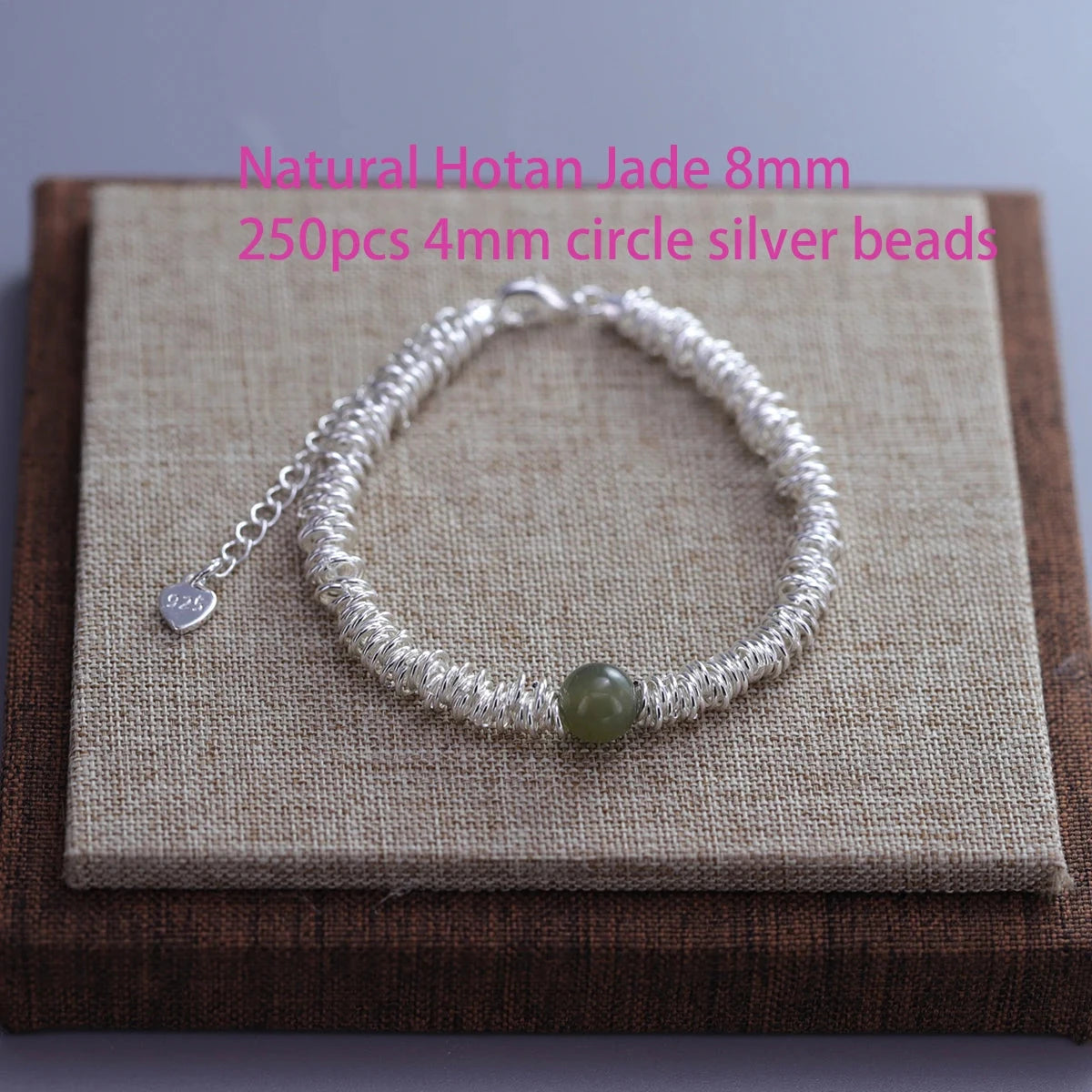 925 Sterling Silver Natural Pearl BraceletYC022