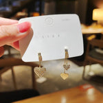 Trend Unique Design Elegant Delicate Zircon Butterfly Tassel EarringsED100
