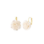 2025 New Elegant White Flower Pendant Dangle Earrings Korean Fashion Jewelry Party Girl's Sweet Accessories For Woman's Earrings