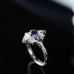 Luxury Light Blue Sapphire Rings for Women