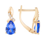 Sapphire Silver 925 Jewelry Earring For Women Stud Earrings8