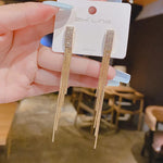Trend Unique Design Elegant Delicate Zircon Butterfly Tassel EarringsED267-1