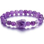 Natural Amethyst Quartz Beaded Bracelets Health BraceletYA3181-1