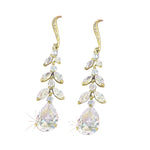 Droplet CZ Long Leaf for WomenE2777