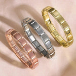 Elastic Italian Stainless Steel Bracelet