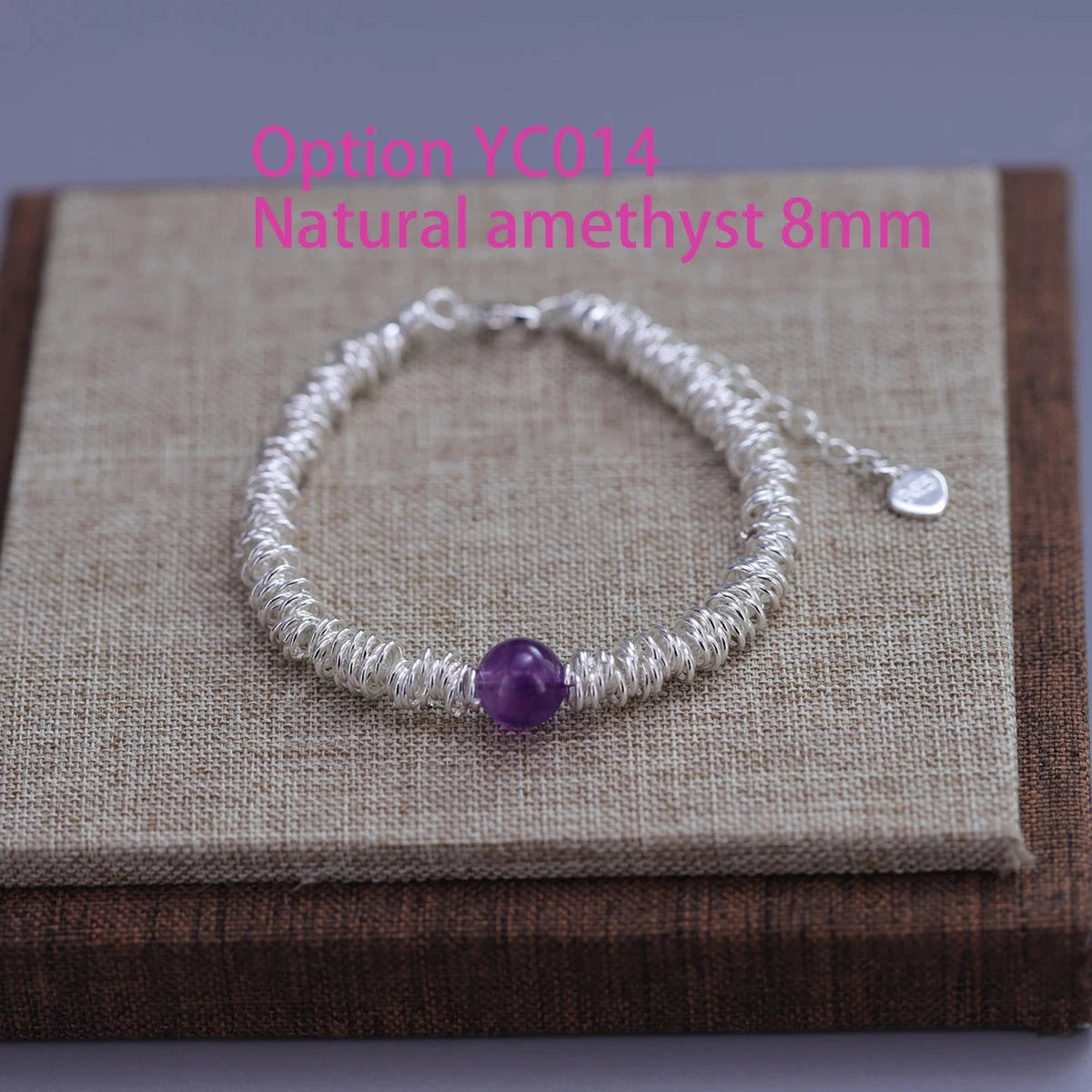 925 Sterling Silver Natural Pearl BraceletYC014