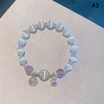 Opal Sea Blue Treasure Moonlight Crystal BraceletA3