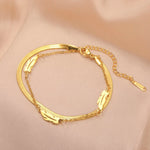 Women’s Stainless Steel Charm Bracelet
