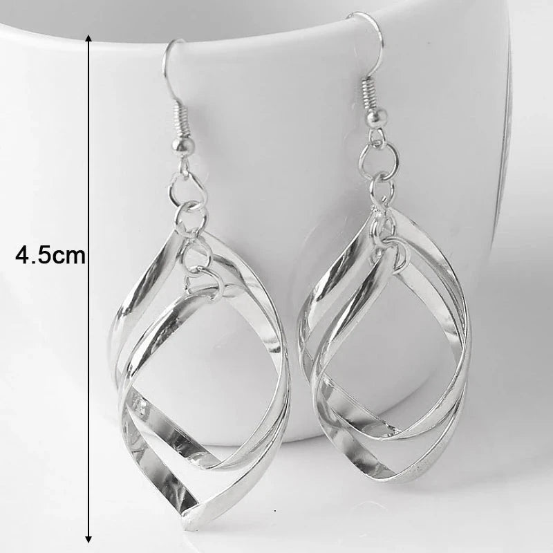 Spiral Women's Hook EarringsES4509