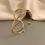 Irregular Shape Metal Bracelet – Stylish Jewelry12