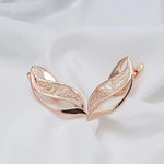 Glossy Hollow Dangle Earrings for Women – Rose Gold Ethnic Bridal Jewelry