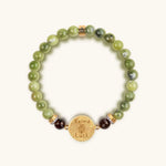 Transportive Energy Jade Stone Hamsa BraceletBracelets - Womens