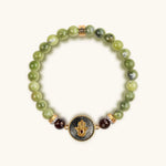 Transportive Energy Jade Stone Hamsa BraceletBracelets - Womens