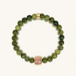 Peaceful Devotion Jade & Rose Quartz BraceletBracelets - Womens