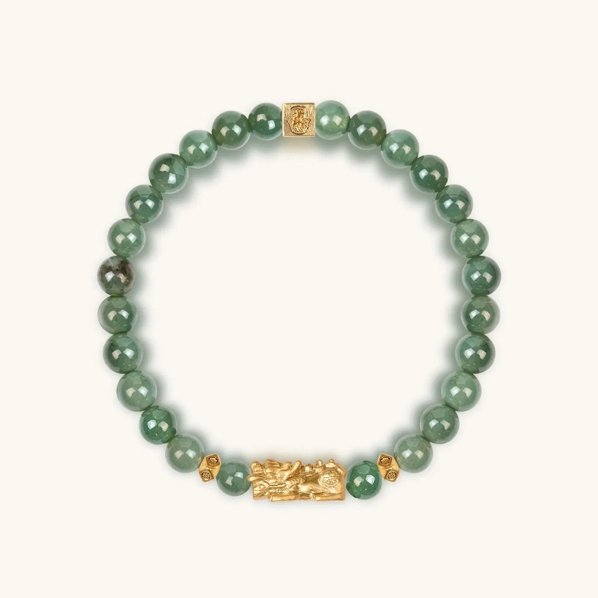 Untamed Spirit - Jade Dragon Feng Shui BraceletBracelets - Womens