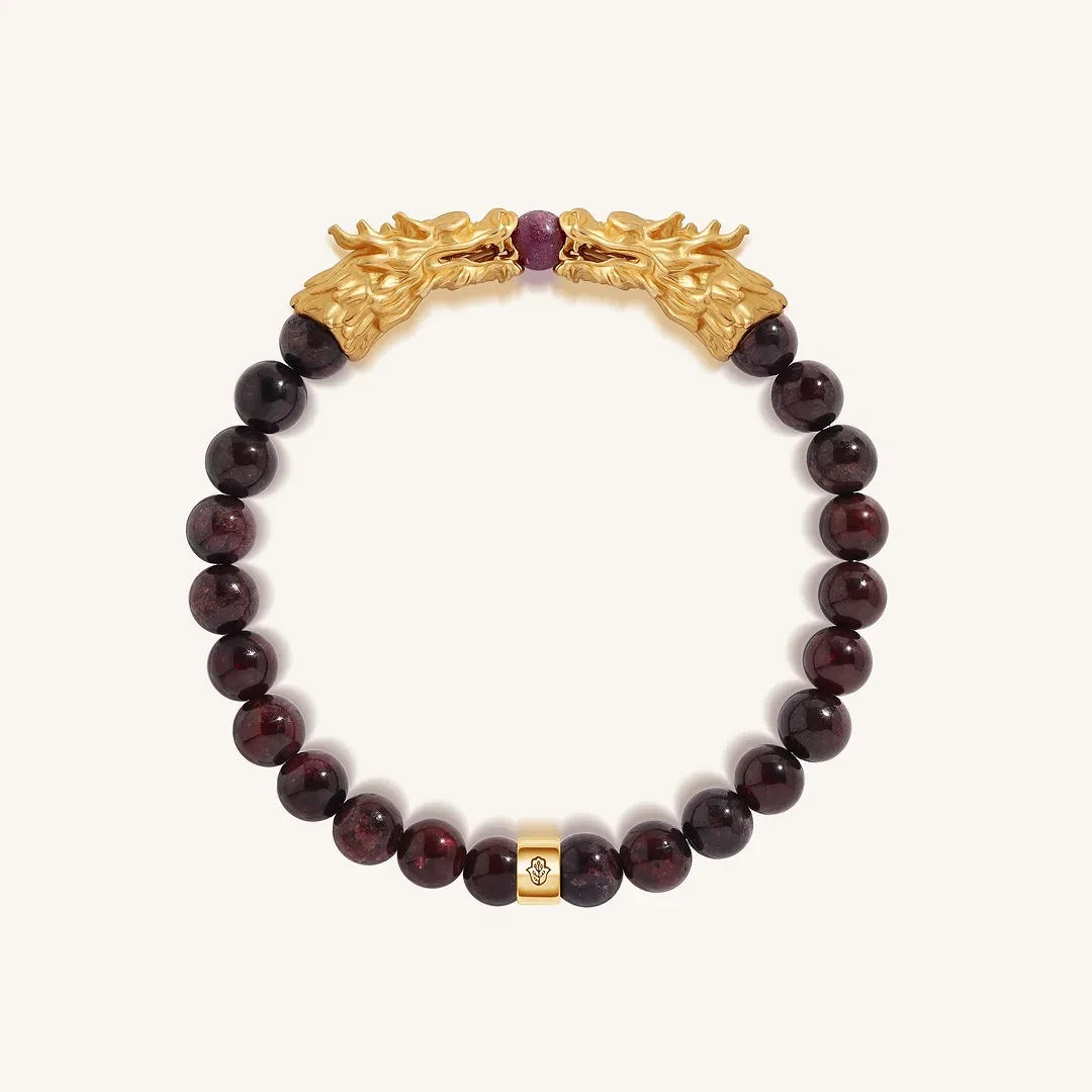 Dragonfire Harmony Garnet & Ruby BraceletBracelets - Womens