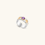 Soothing Relaxation - Amethyst Tree of Life RingRings - Womens