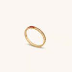 Connected Spirit Gold Red RingRings - Womens
